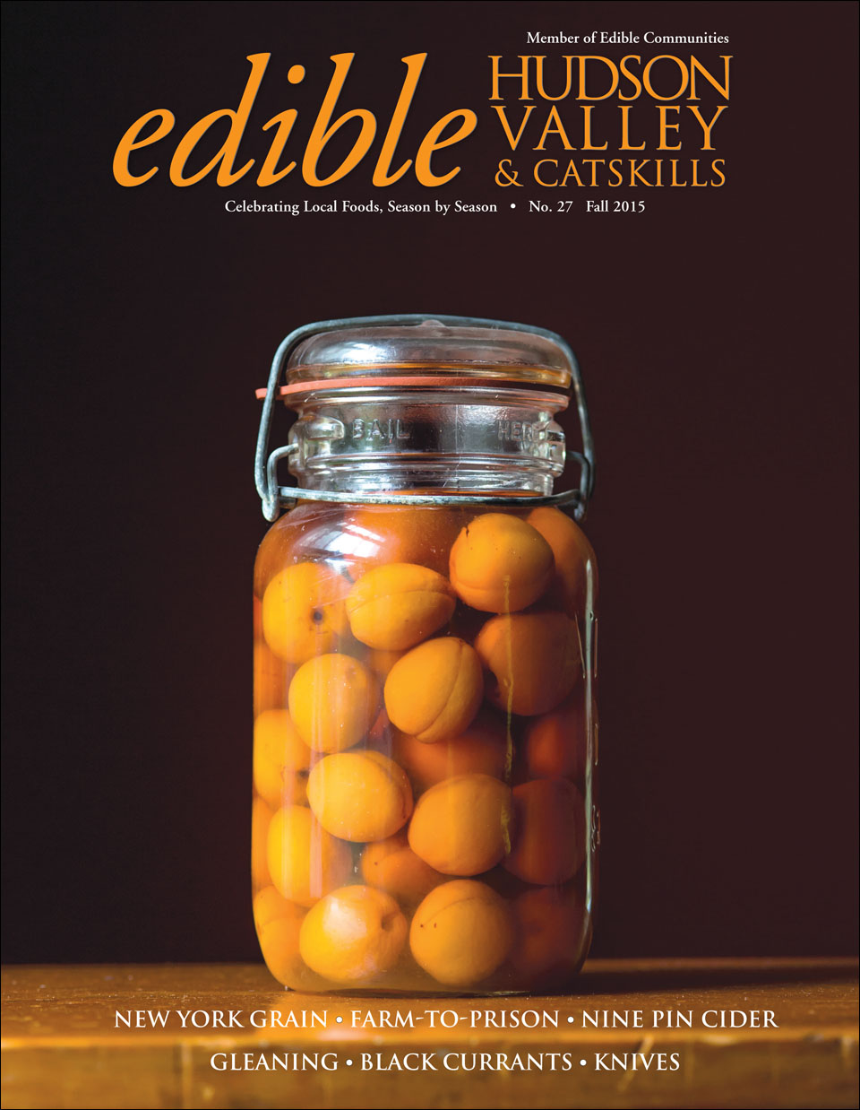 Edible Hudson Valley cover by NYC food photographer Jennifer May
