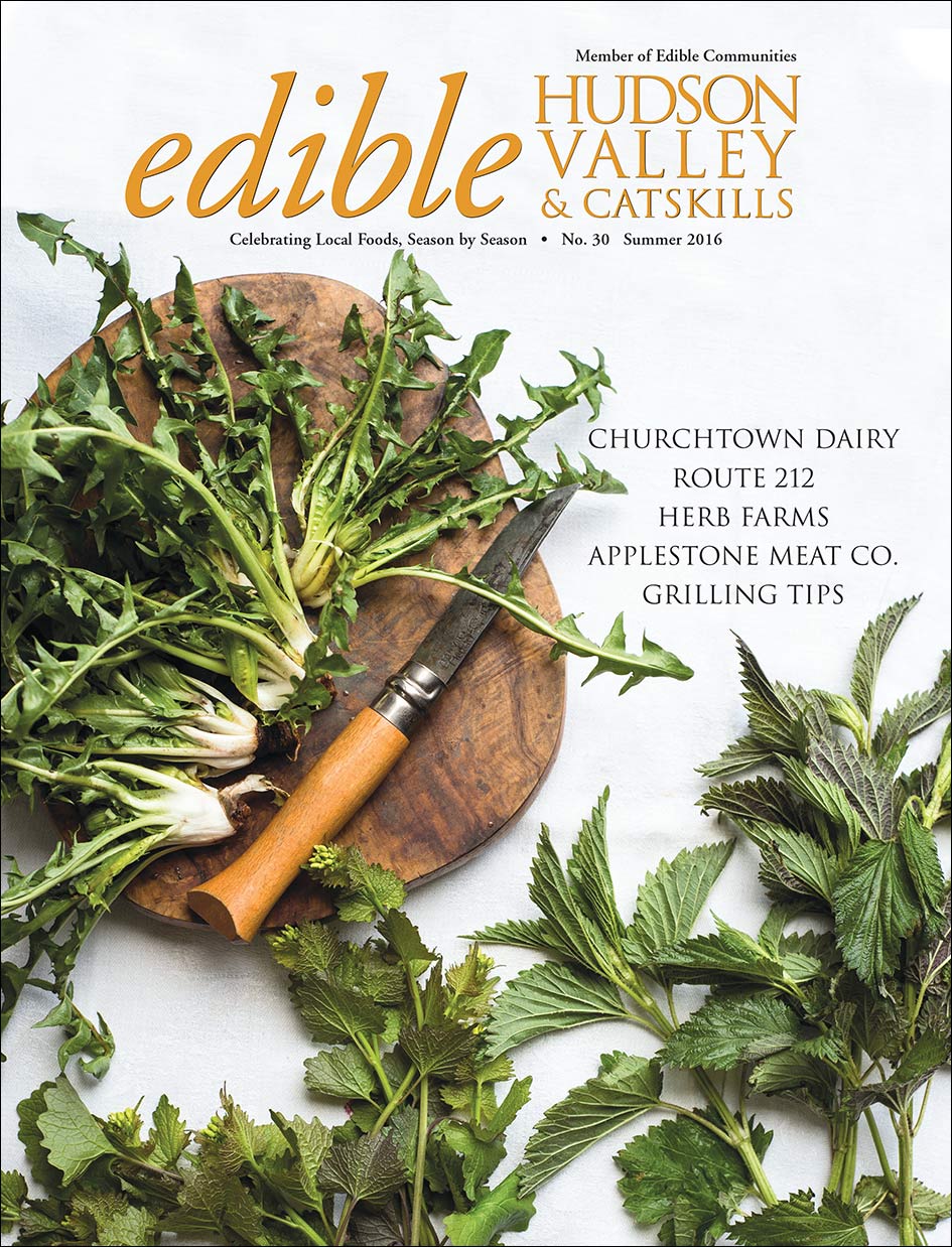 Edible Hudson Valley cover by NYC food photographer Jennifer May