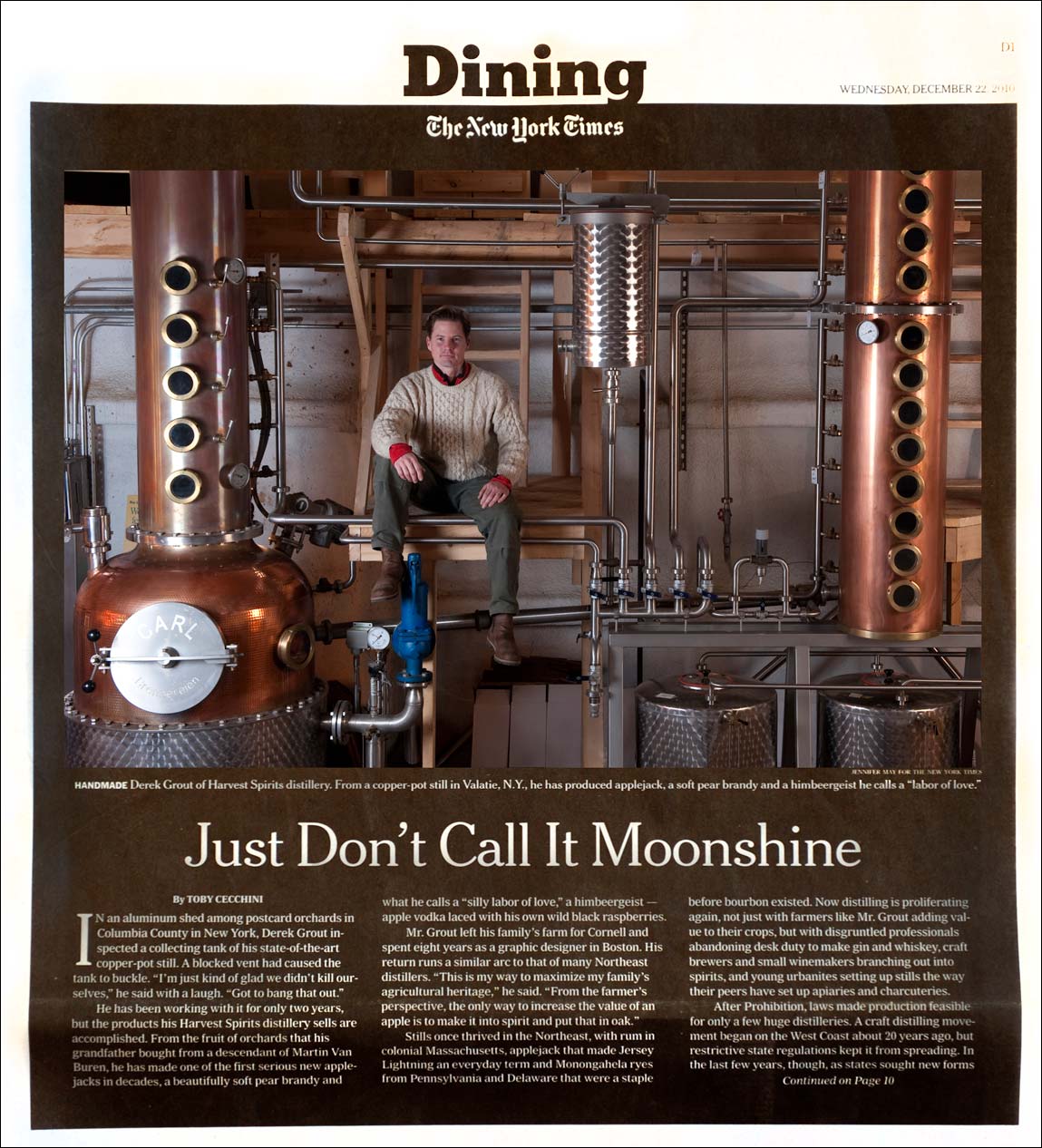 Food photographer Jennifer May Distillery NYTimes