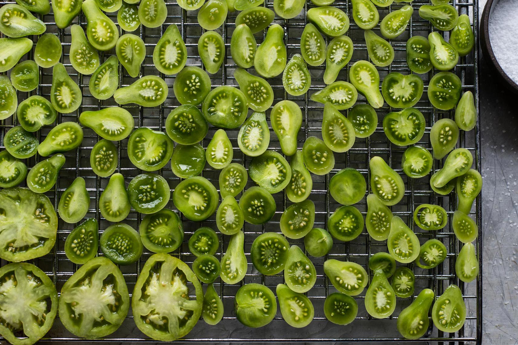 NYC Food Photographer Jennifer May Green Tomatoes
