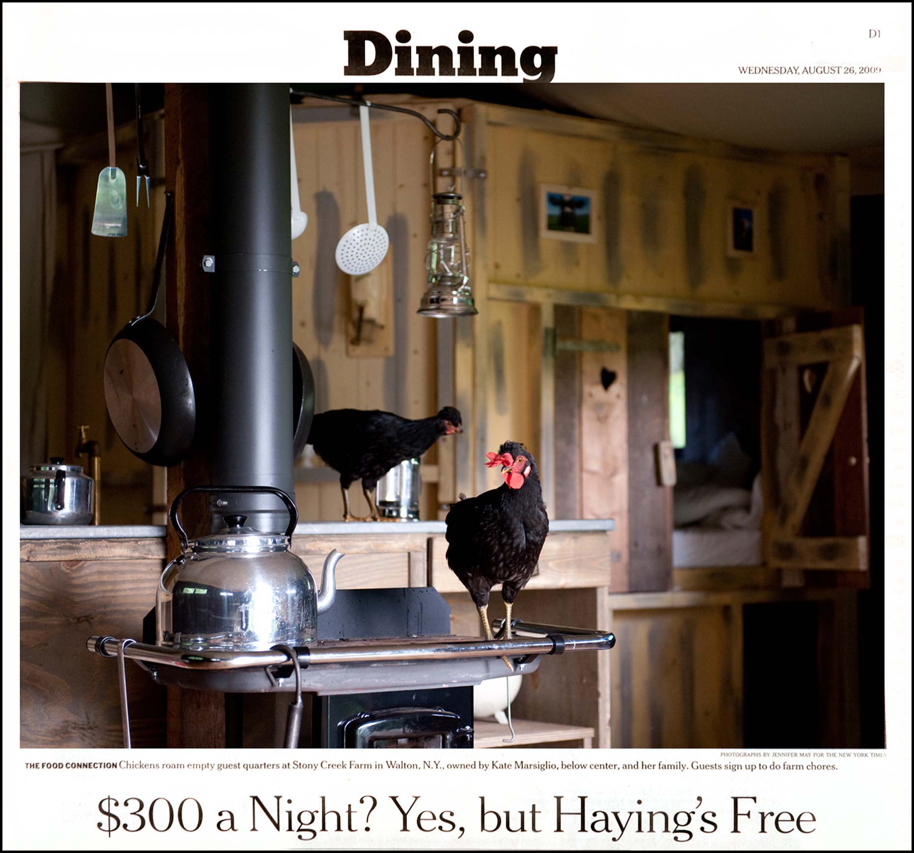 Food photographer Jennifer May Farmstay NYT